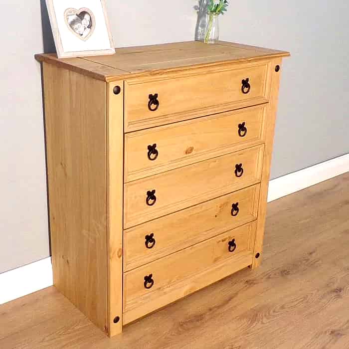Old Wood Chest of Drawers