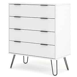 White Chest of Drawers - ARTA Medium Chest  4 Drawers