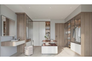 Large Double Wardrobe And Drawers For Extra Storage