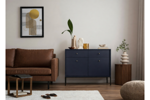 Blue chest of drawers