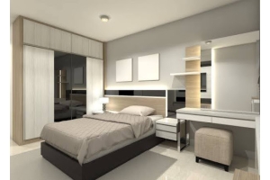 Bed frame with storage