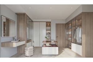 Wardrobe with Shelves for Better Organisation at Home