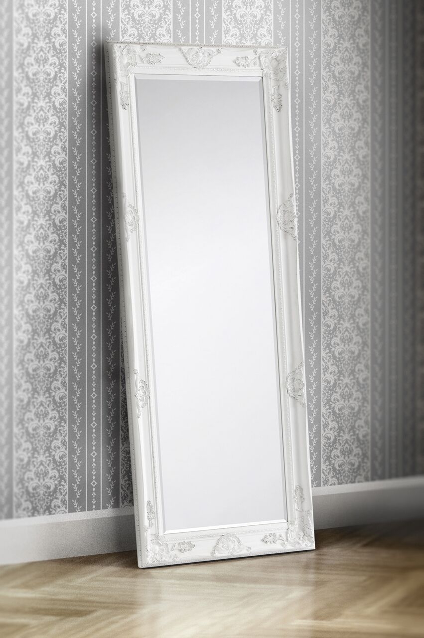 Palais White Lean-To Dress Mirror - JB Collections