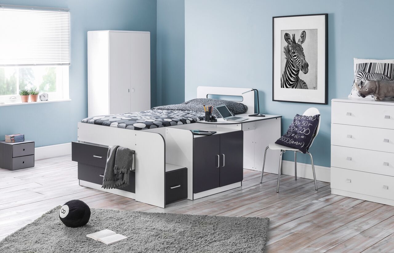 Cookie Single Storage Cabin Bed - JB Collections
