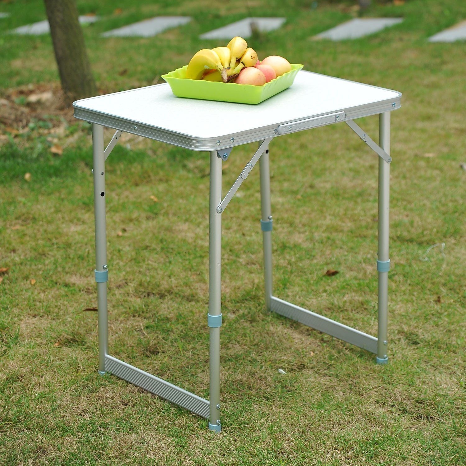 Aluminium Portable Folding Garden Table - The Garden Savant