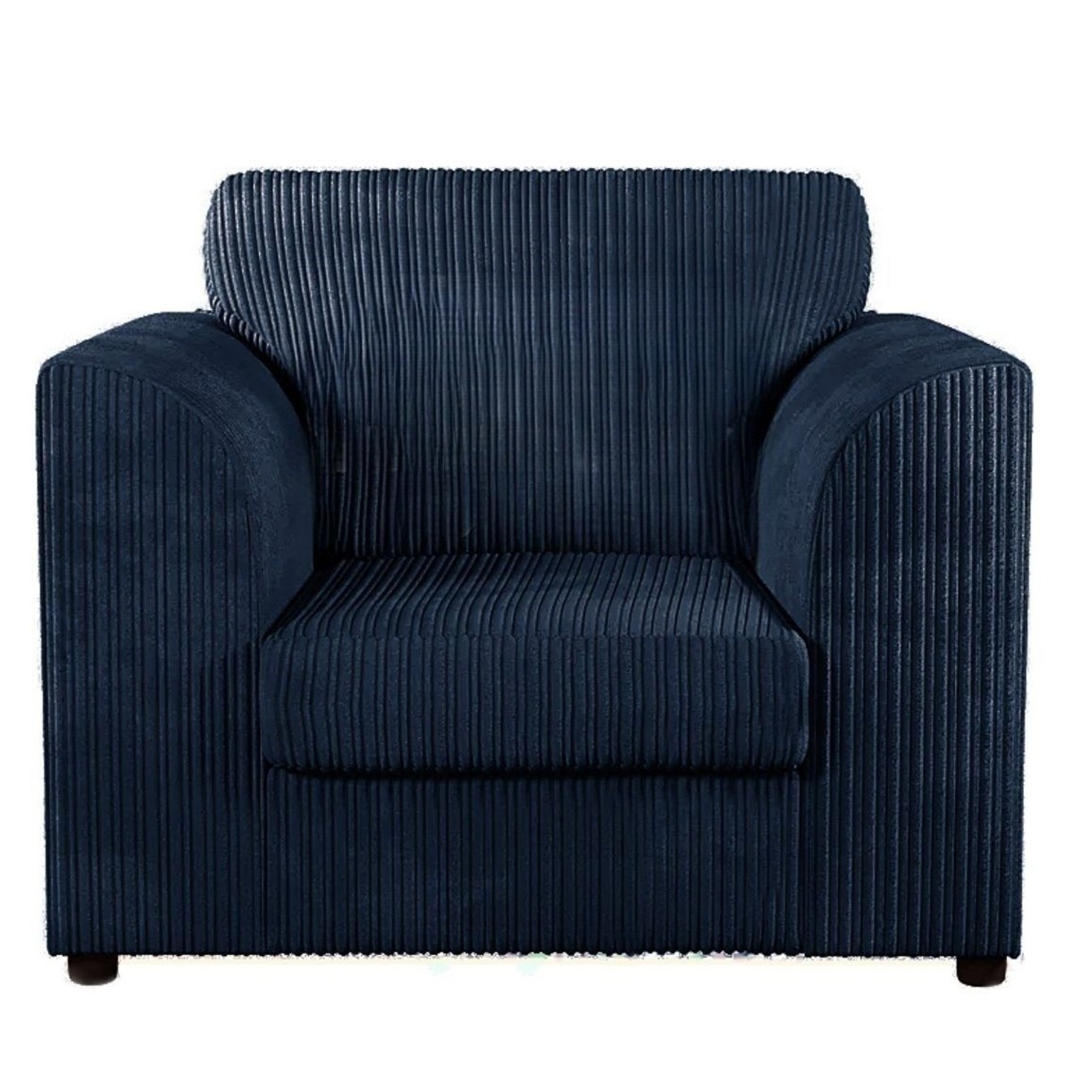 Armchair - CORDURA Jumbo Cord Chair Blue - Home Done