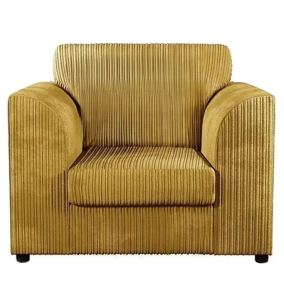 Armchair - CORDURA Jumbo Cord Chair Mustard - Home Done