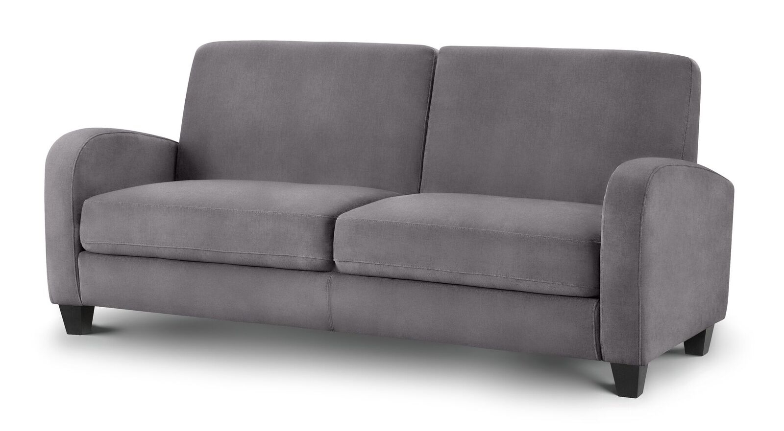 Vivo Dusk Grey Fabric 3-Seat Sofa - JB Collections