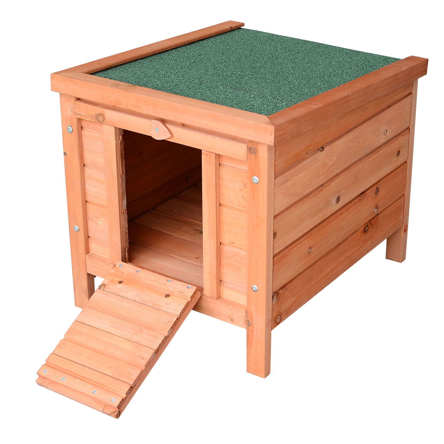 20" Wooden Rabbit Hutch-Fir Wood - Life Essentials
