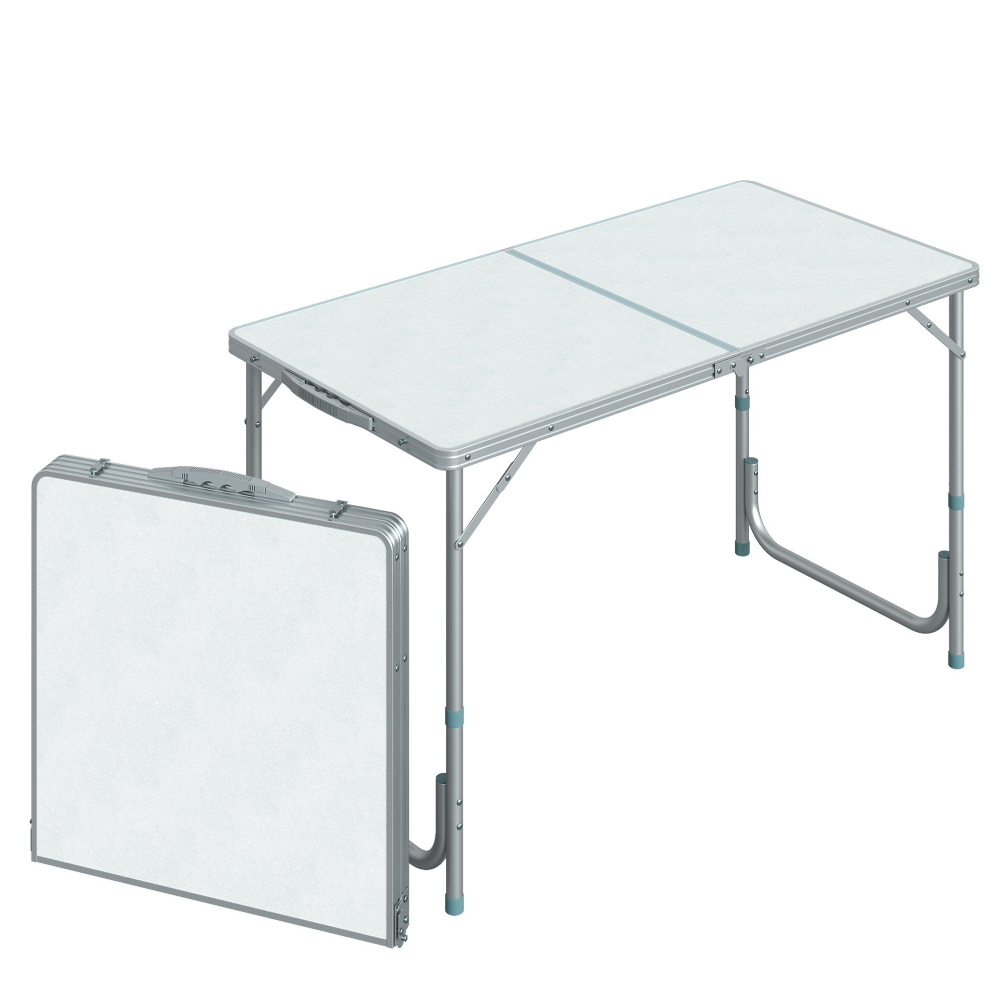 Portable Outdoor Garden Aluminium Portable Folding Camping Picnic Party Field Kitchen BBQ Table - Life Essentials