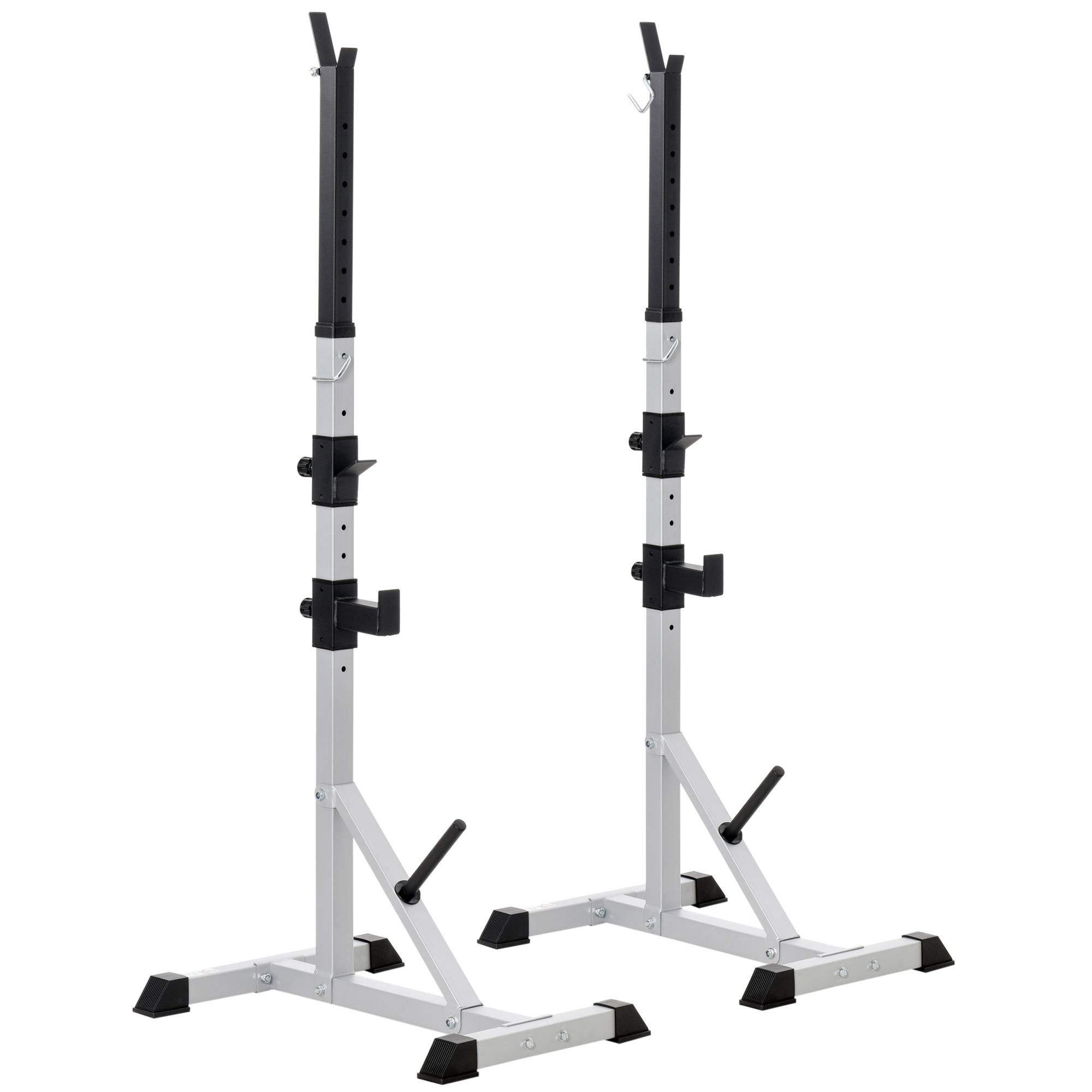 Weights Bar Barbell Rack Squat Stand Adjustable Portable Weight Lifting Suitable For Home Gym Training Work Out - Life Essentials