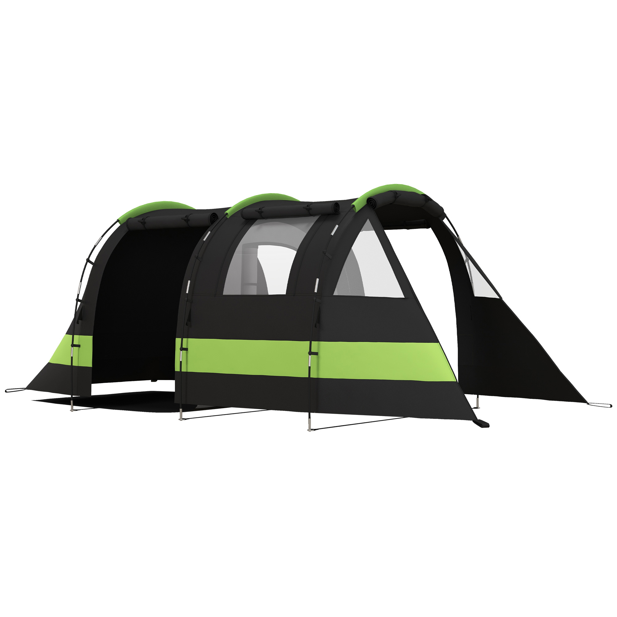 Jones Blackout Camping Tent for 4-5 Person - Black - Life Essentials