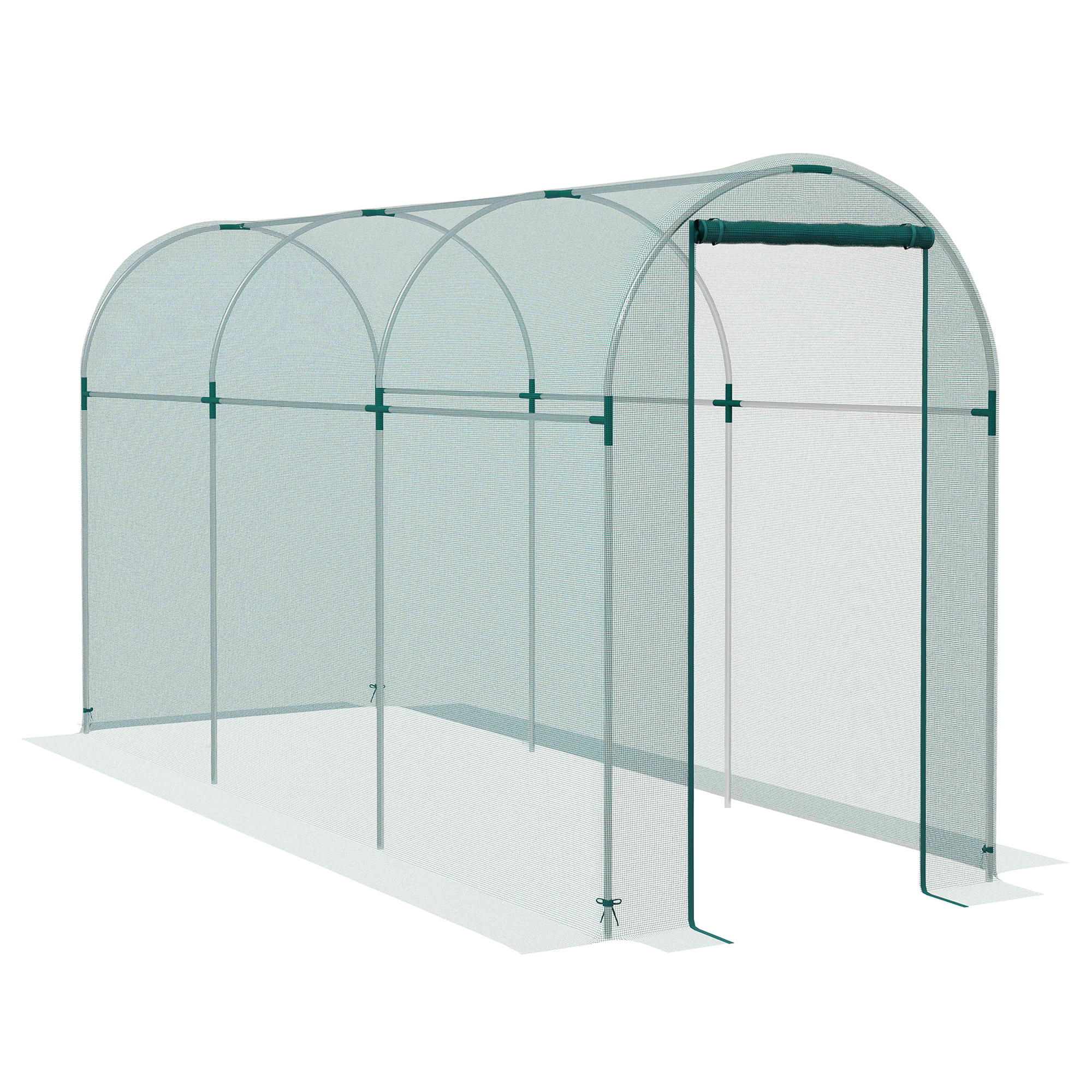 SUNVISTA 360 x 120cm Mini Polytunnel Greenhouse - Life Essentials