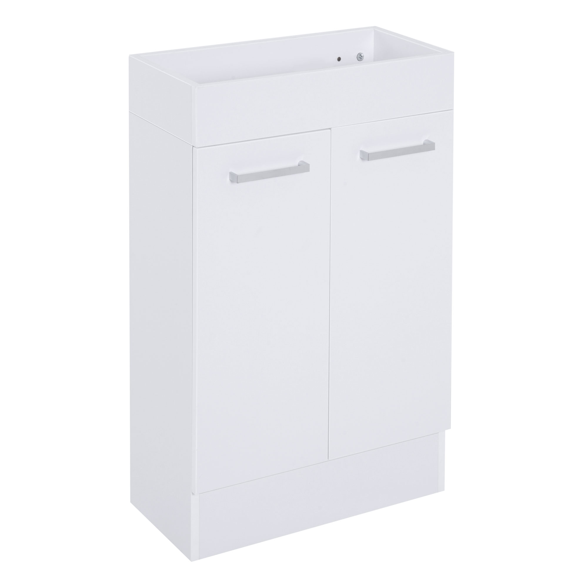 Under Sink Bathroom Vanity Unit Ceramic Basin Sink Cloakroom Storage Cabinet Home Furniture - Life Essentials