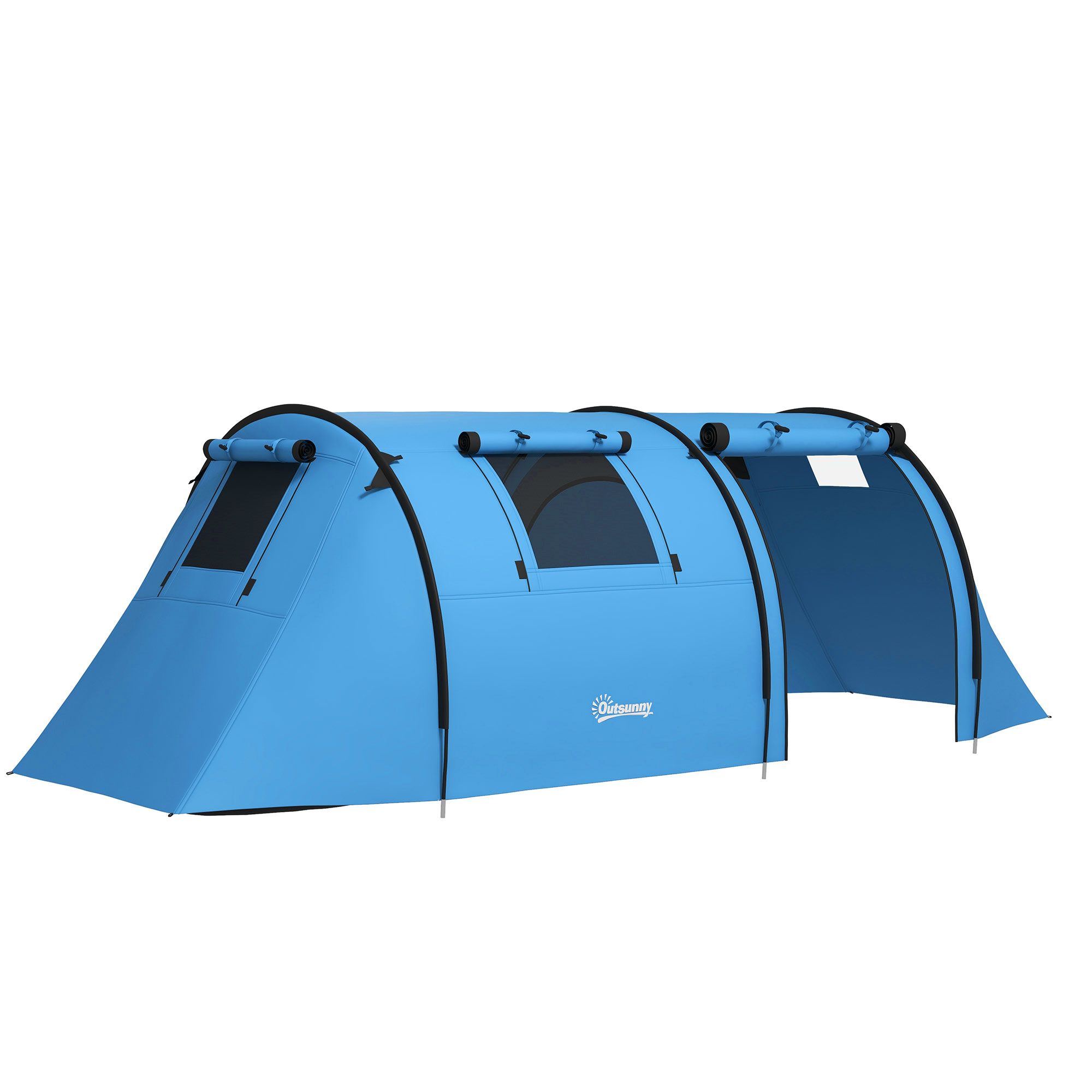 Jones 3000mm Waterproof Camping Tent for 3-4 Man - Sky Blue - Life Essentials