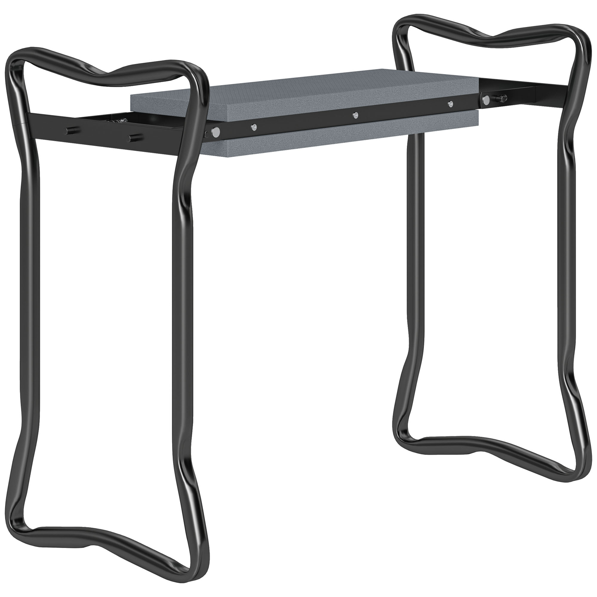 SUNVISTA 2 In 1 Garden Kneeler Seat Kneeling Pad Support Bench Foldable Knee Protector, Grey - Life Essentials