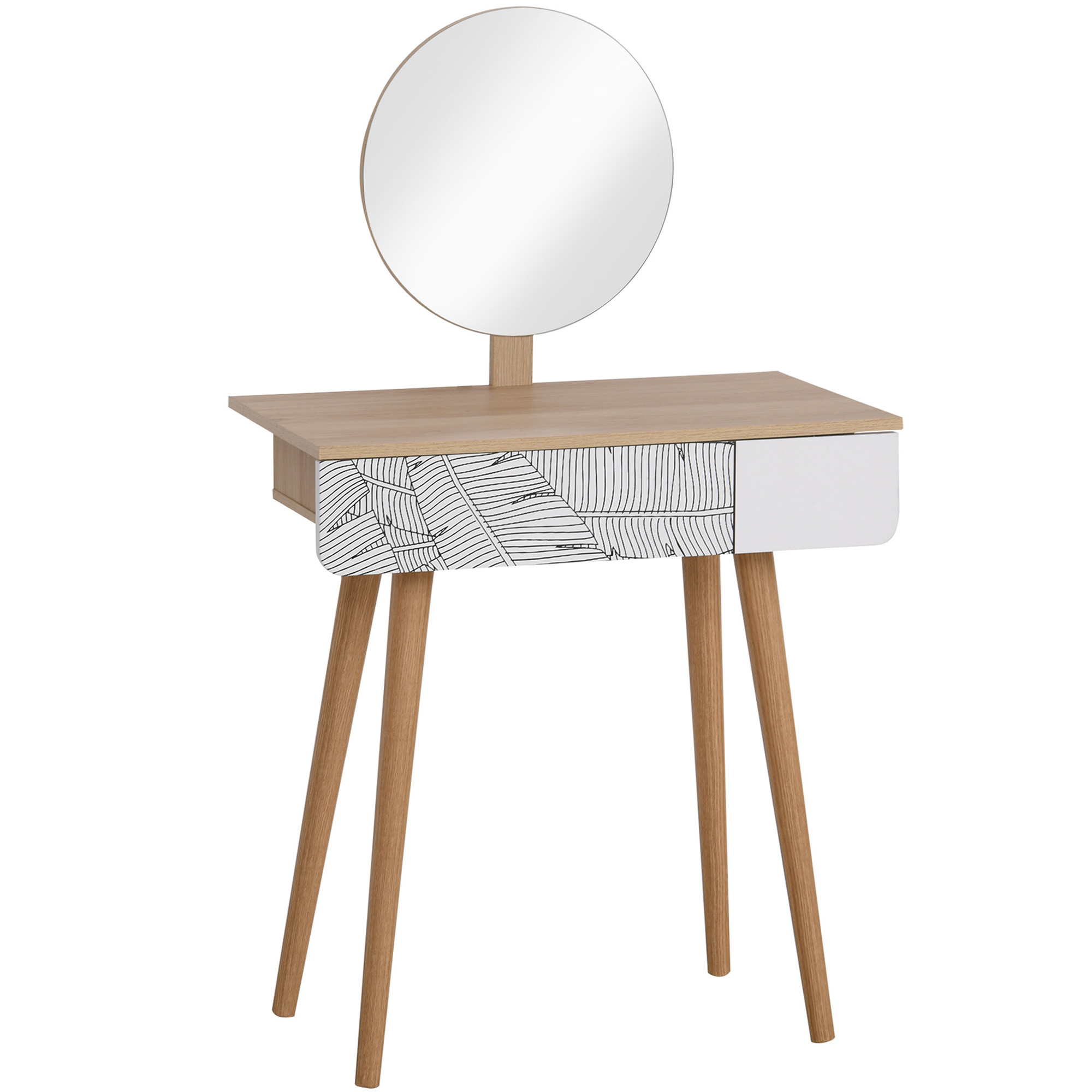 Dressing Table - PLOVDIV Dresser Brown 70cm - Life Essentials