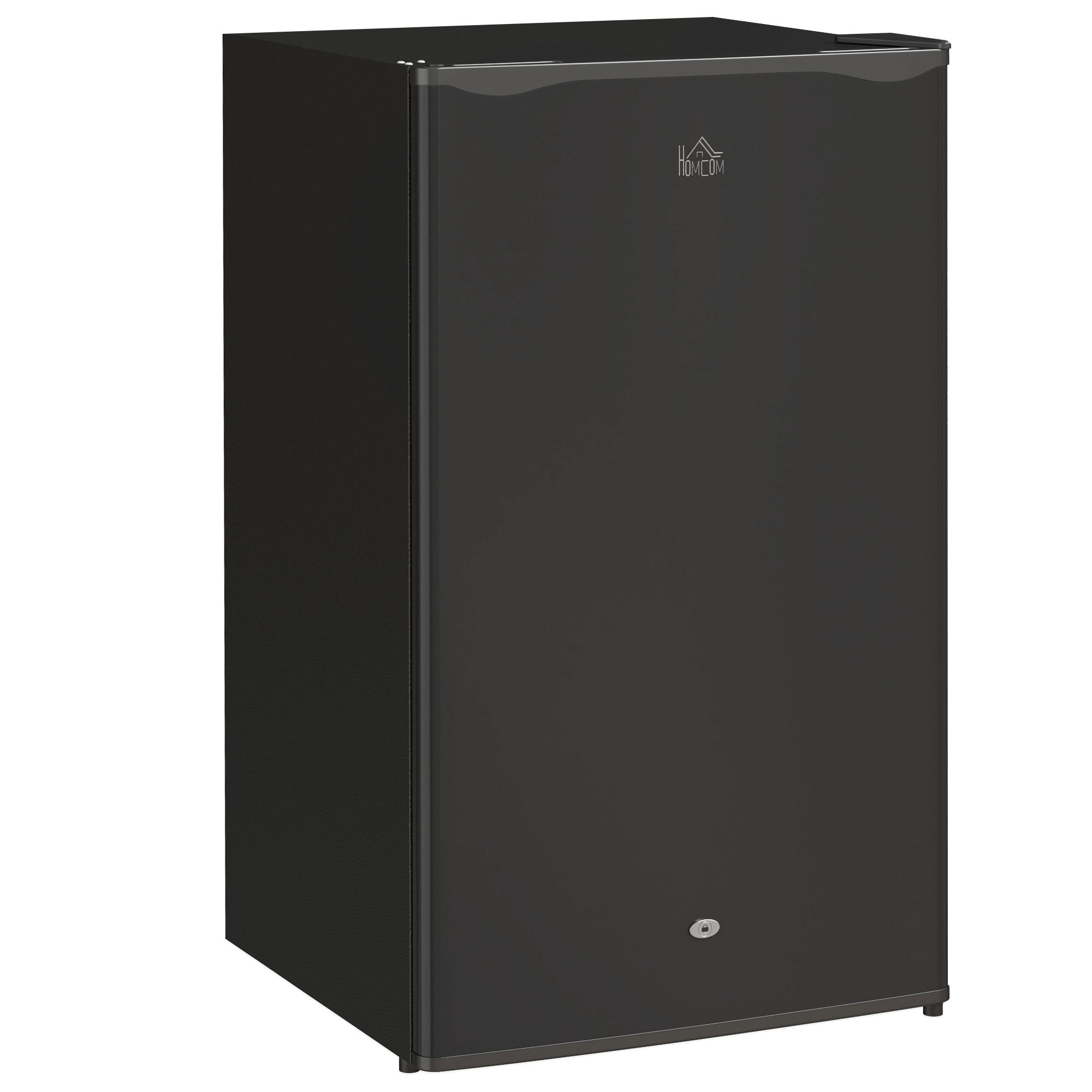 HERON 91L Freestanding Under-Counter Fridge with Lock - Black