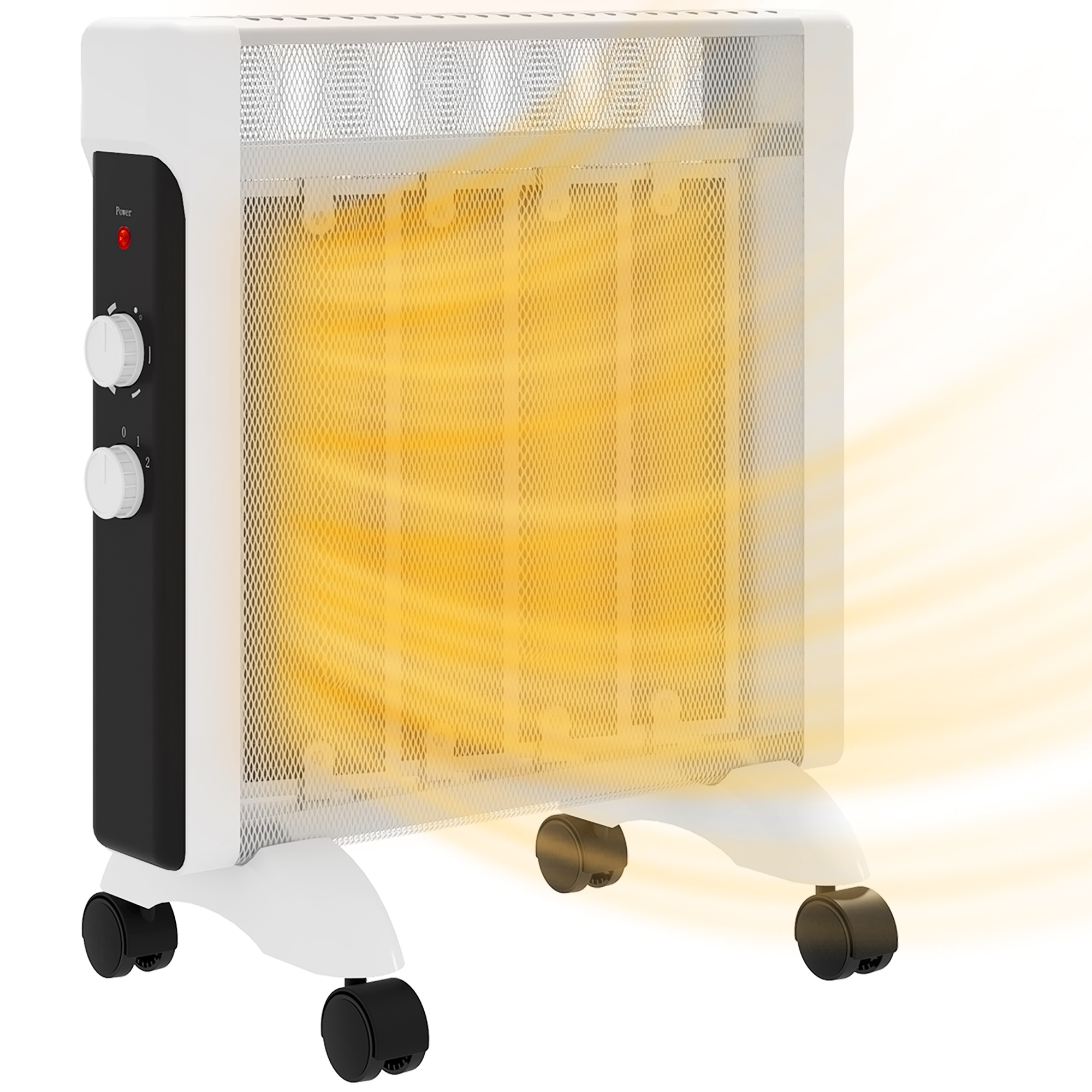 HERON 2kW Electric Heater, 10-45„ƒ Temperature - White - Life Essentials