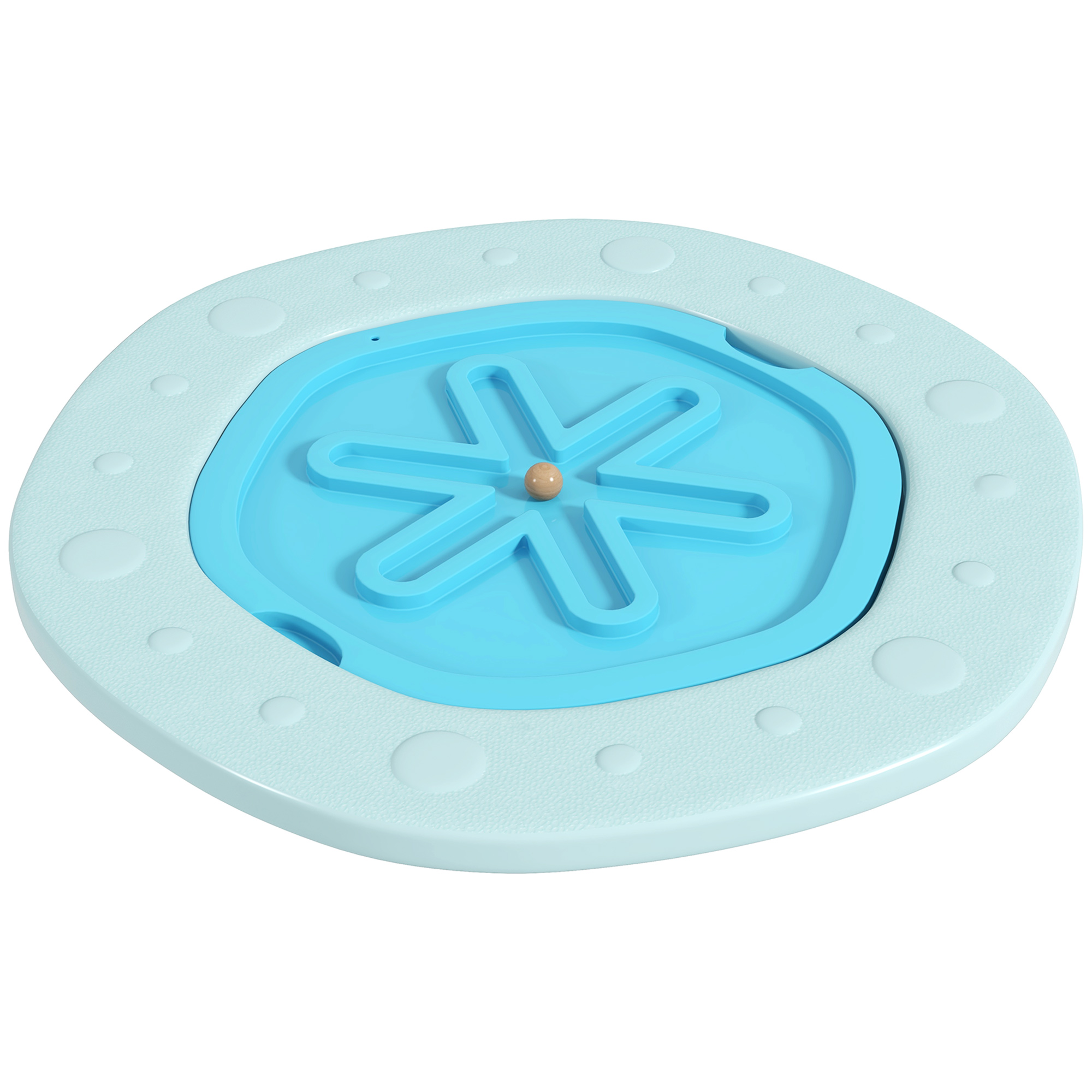 ZONEKIZ Two-In-One Balance Board, Kids Wobble Board with Ball - Blue - Life Essentials