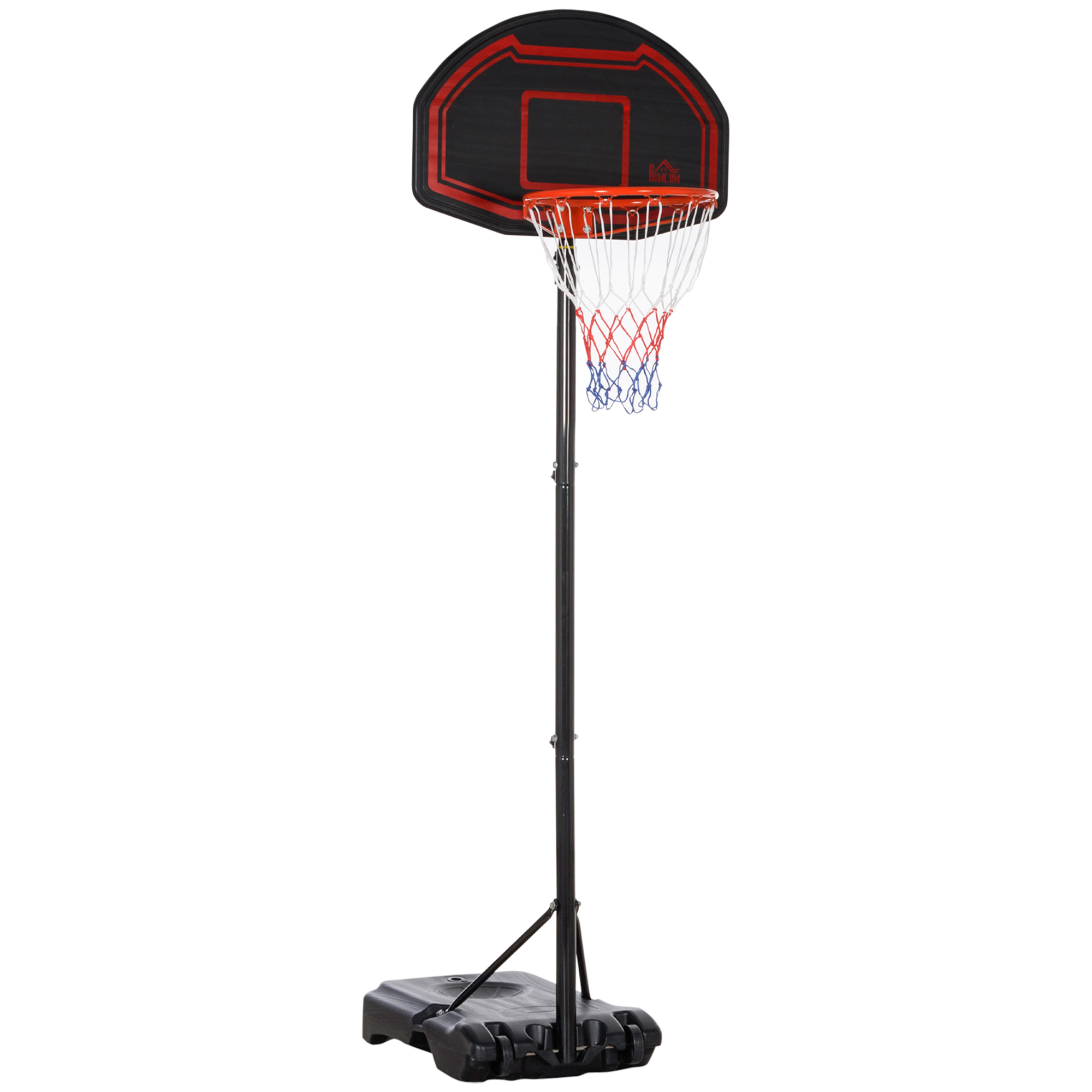Adjustable Basketball Hoop Stand, with Wheels and Stable Base - Life Essentials