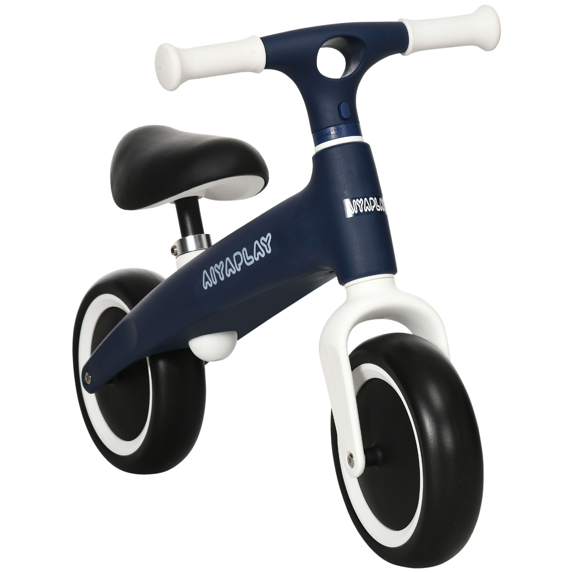 AIYAPLAY Balance Bike with Adjustable Seat for 1.5 - 3 Years Old - Blue - Life Essentials