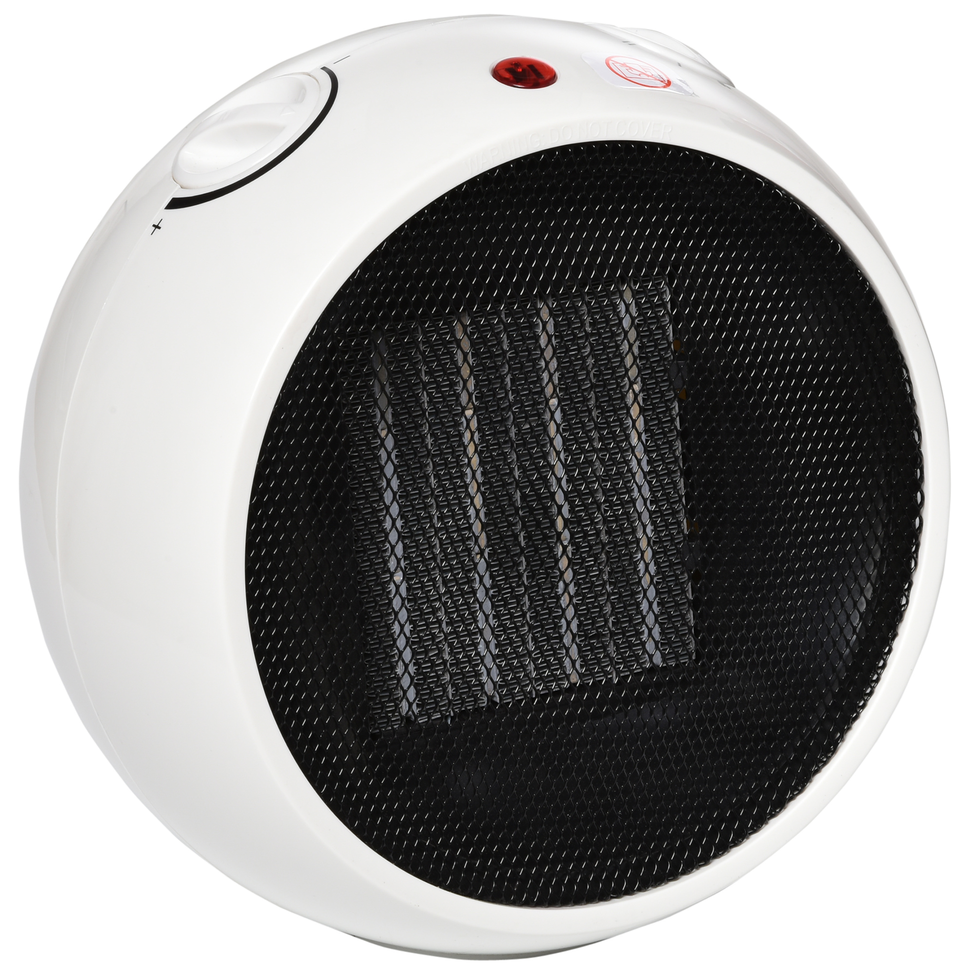 Small Space Heater, Ceramic Electric Heater with 3 Heating Mode, Adjustable Temperature, Tip-Over & Overheating Protection, 900W/1500W - Life 