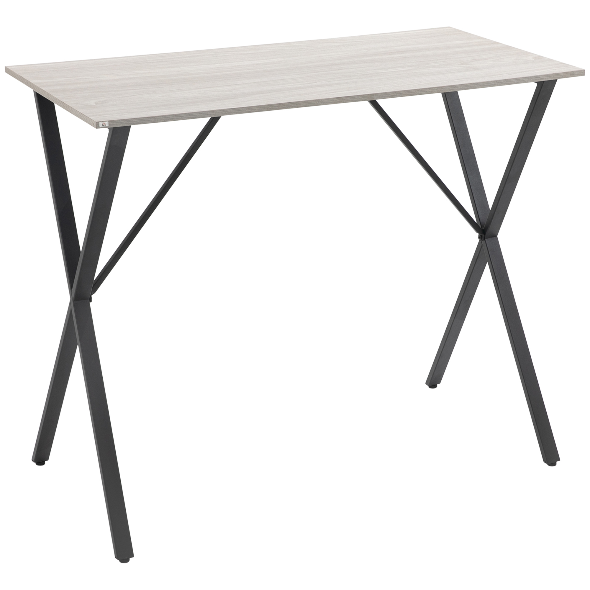 120 cm Rectangular Bar Table for 4 People, Modern Kitchen Table with Marble Effect Tabletop, Steel Legs, for Living Room, Home Bar, White - Life 