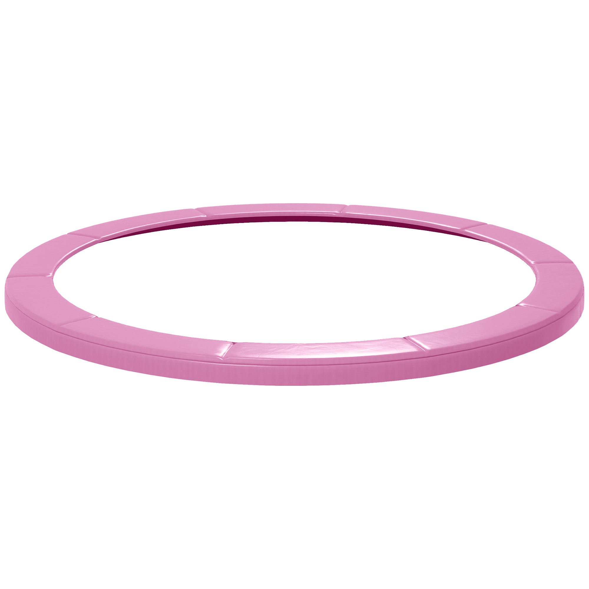 SPORTEDGE 8FT Trampoline Spring Cover, Plastic Trampoline Pad Replacement with Elastic Cord, Waterproof, UV Resistant and Tear-Resistant, Pink - Life 