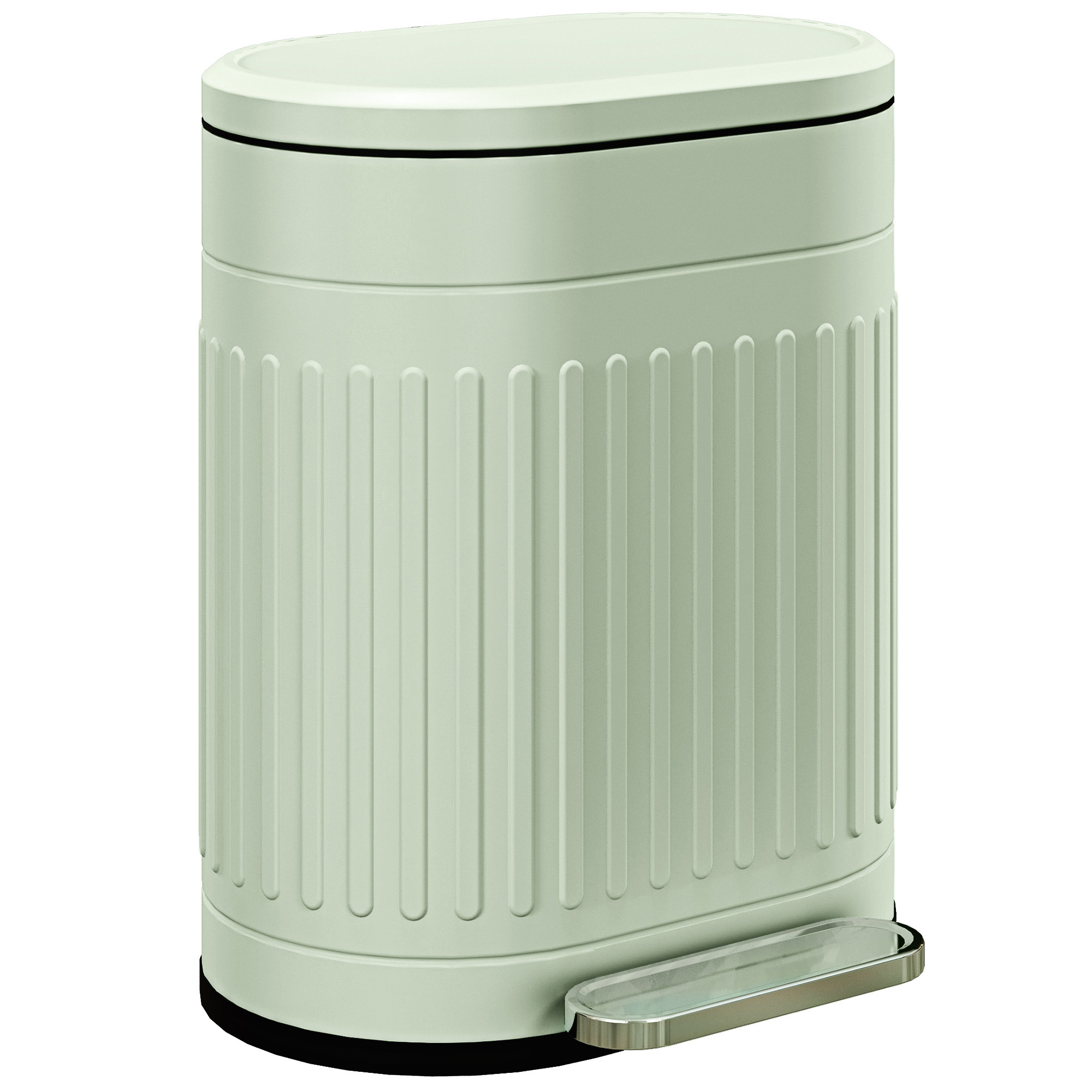 HERON 20 Litre Pedal Bin, Light Green - Life Essentials