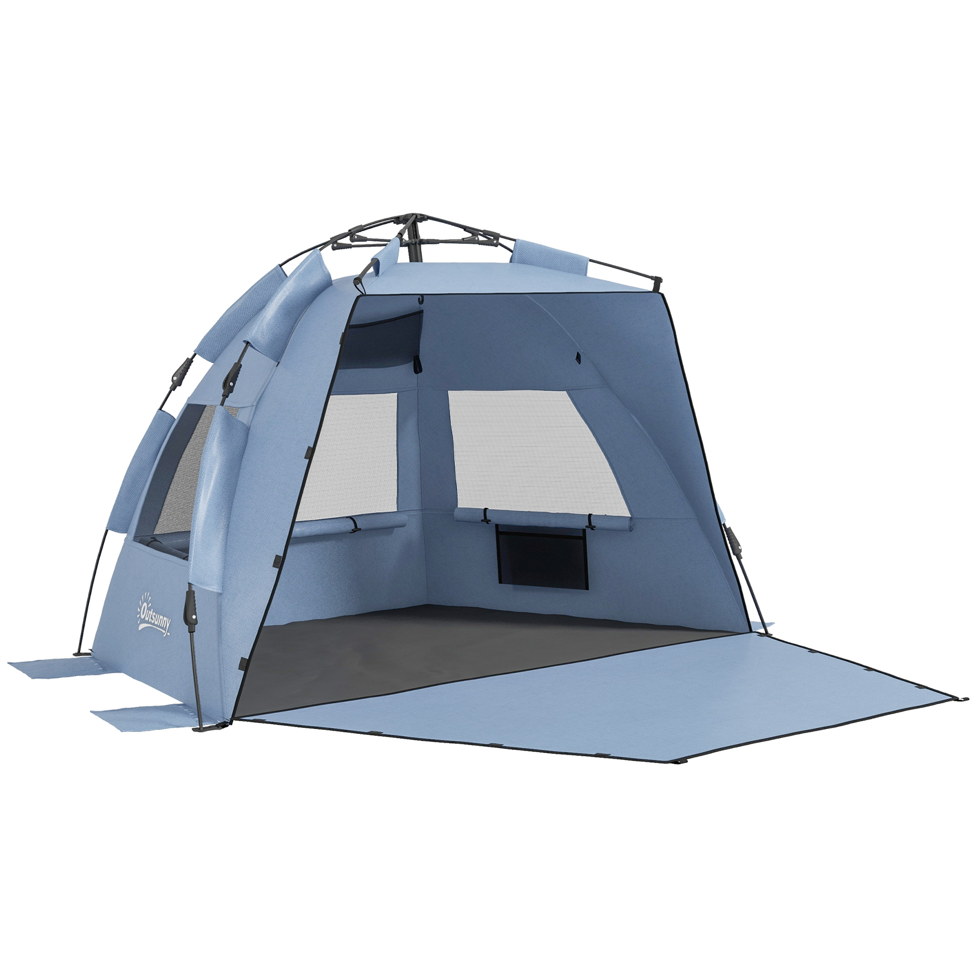 Jones Pop Up Beach Tent for 2-3 Persons - Light Blue - Life Essentials