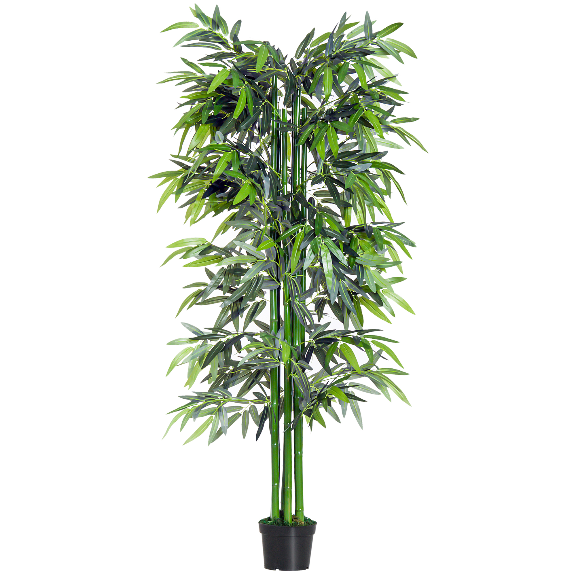6ft Artificial Bamboo Tree Plant Greenary in A Pot for Home Office Planter 1.8M - Life Essentials