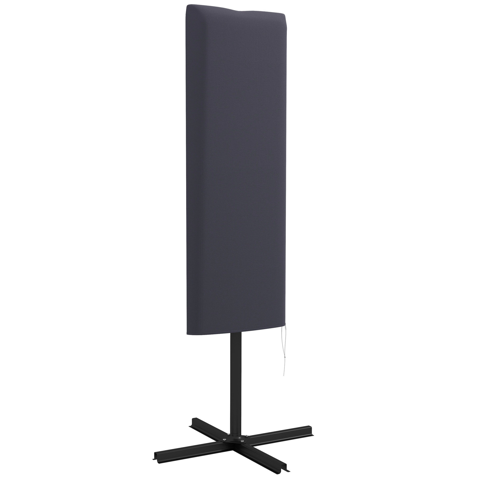 Jones Outdoor Cantilever Umbrella Cover with Zipper - Dark Grey - Life Essentials