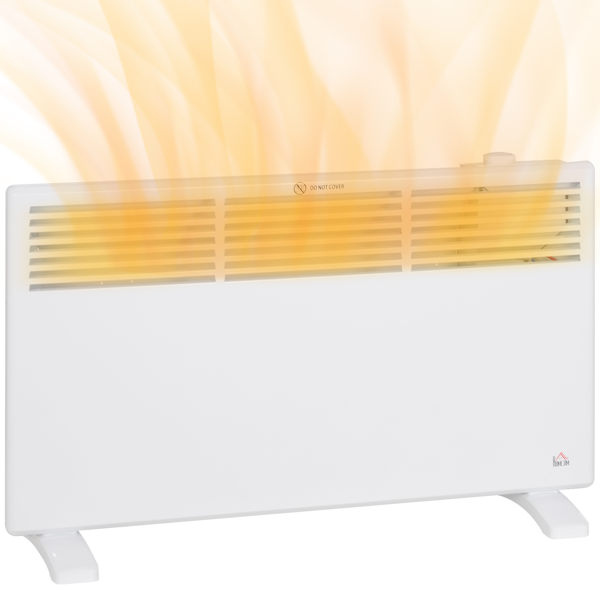 Heater - 1500W Convector Heater White 86cm - Life Essentials