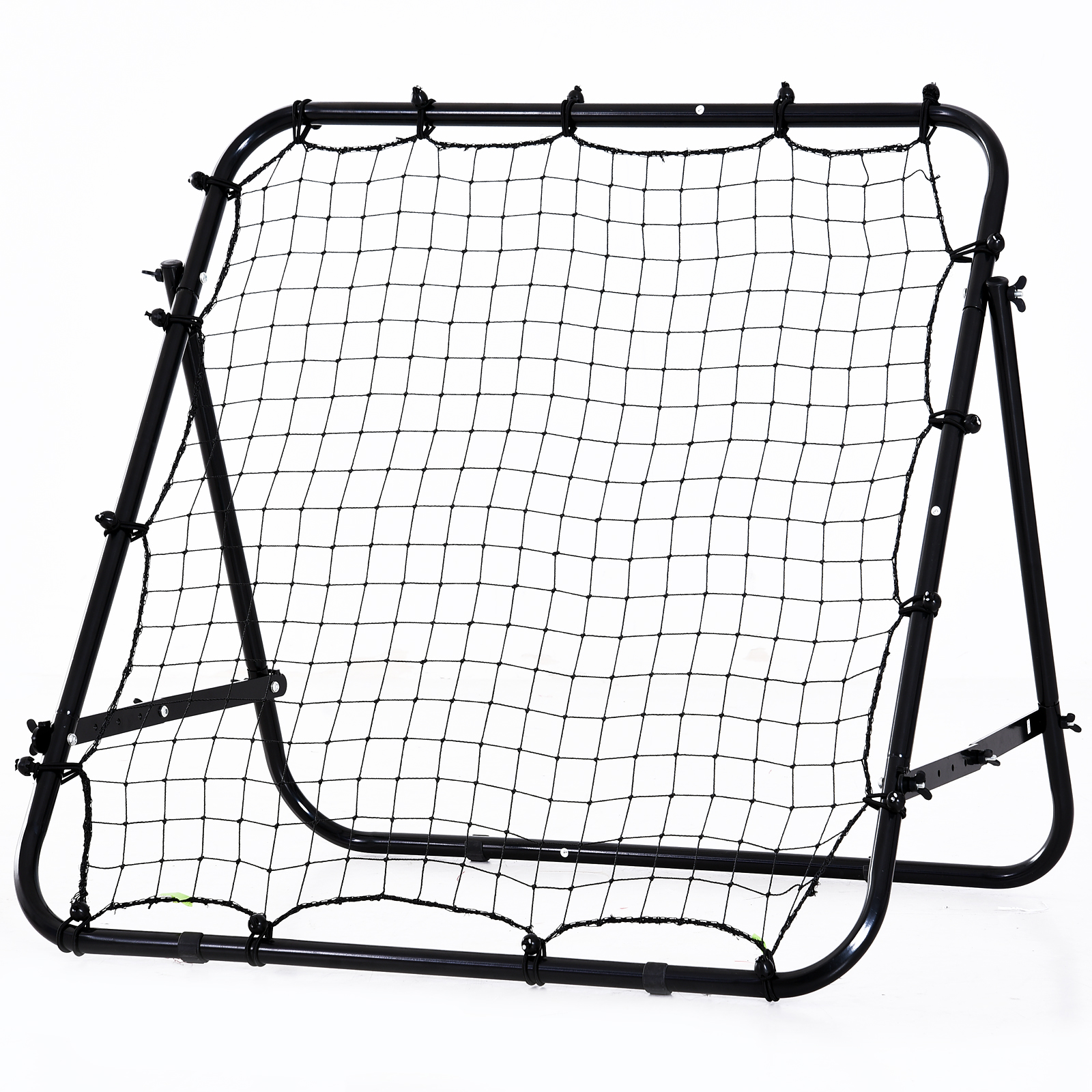Adults Football Training Aid Multi-Sports Practice W/PE Mesh Metal Tube, 108W x 100D x 65Hcm-Black - Life Essentials
