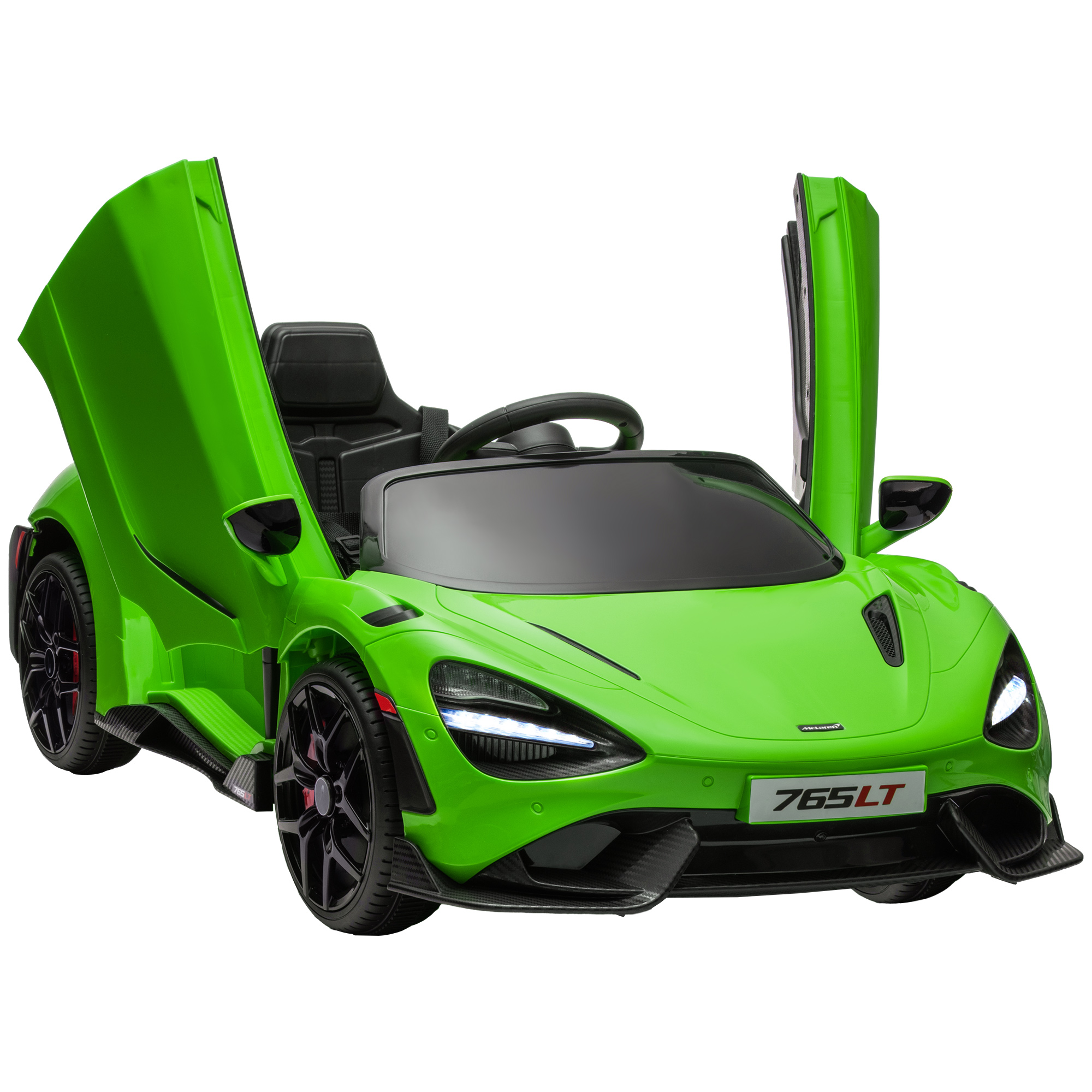 Kids Electric Car - 12V Kids Electric Ride On Car Green 68cm - Life Essentials