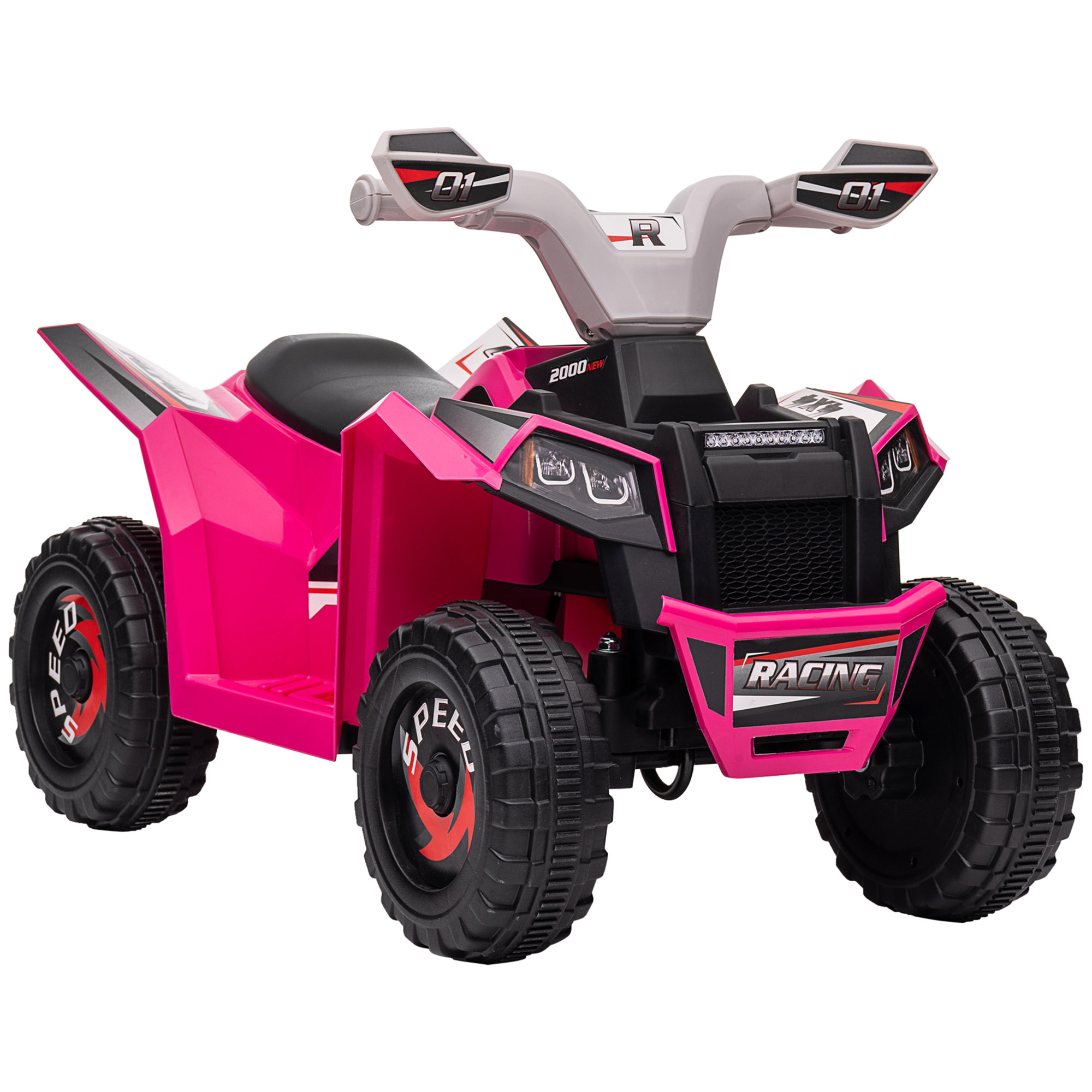 Pink Quad Bike for Kids with Wear-Resistant Wheels Ages 18-36 Months - Life Essentials