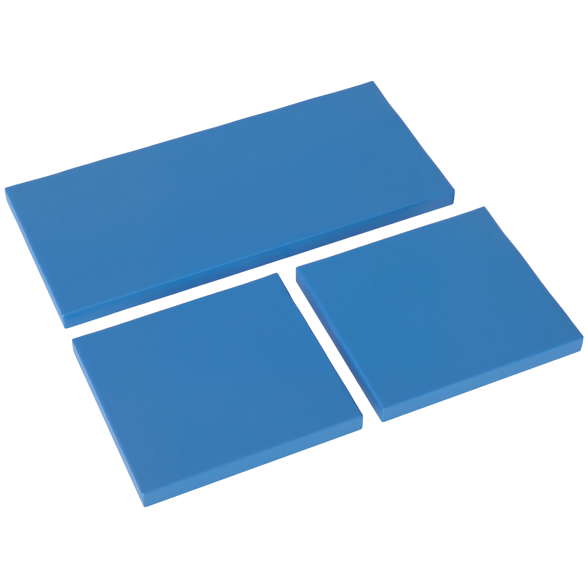 SUNVISTA Outdoor Seat Cushion Pads for Rattan Furniture, 3 PCs Garden Furniture Cushions, Sky Blue - Life Essentials