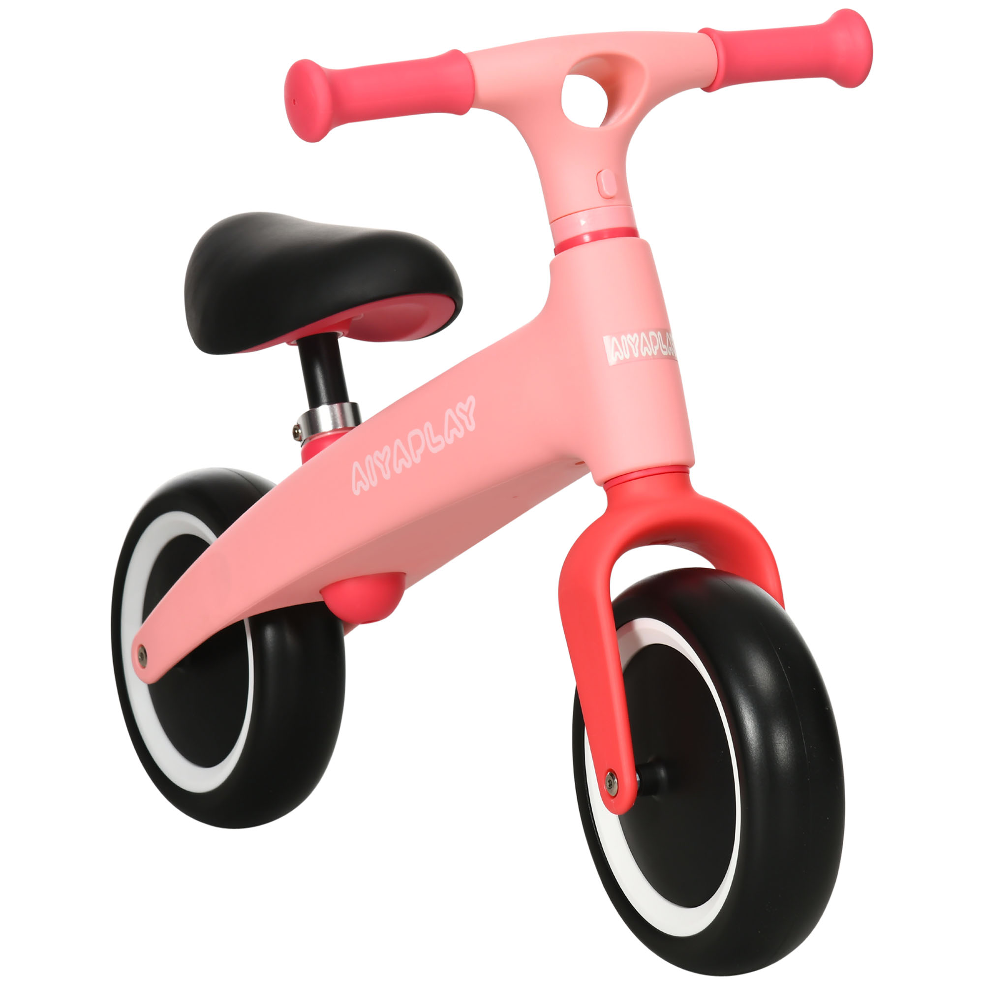 AIYAPLAY Balance Bike with Adjustable Seat for 1.5 - 3 Years Old - Pink - Life Essentials