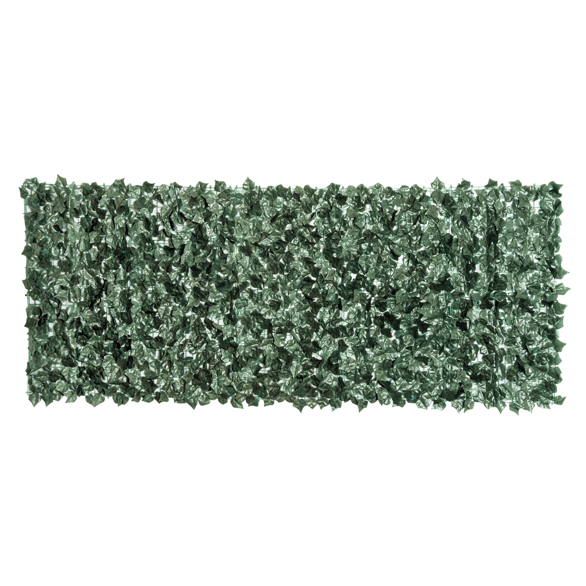 Artificial Leaf Screen Panel, 2.4x1 m-Dark Green - Life Essentials