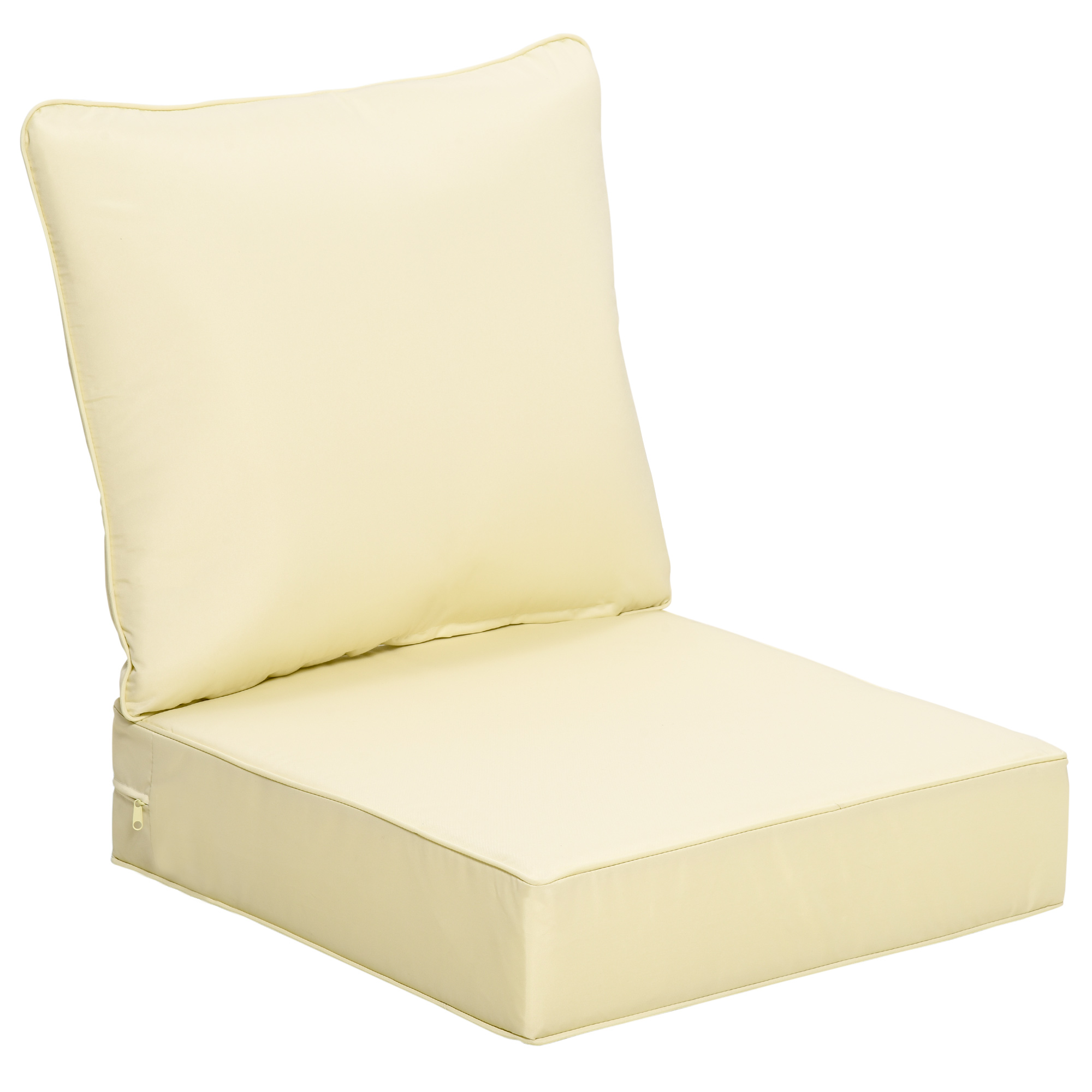 Outdoor Seat and Back Cushion Set Patio Deep Seating Chair Replacement Cushion - Life Essentials