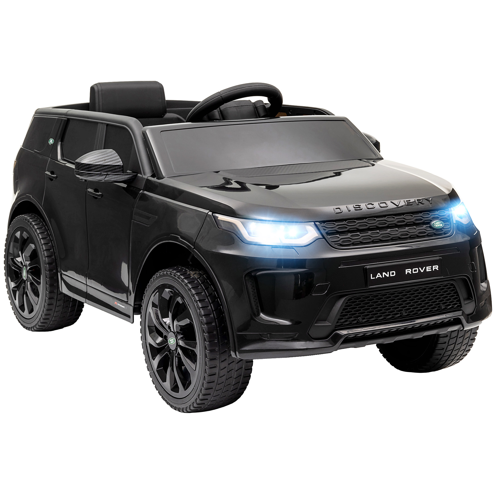 AIVAGO Land Rover Discovery Sport Licensed 12V Kids Ride on Car w/ Remote Control, Lights Music Horn, for 3-6 Years Black - Life Essentials