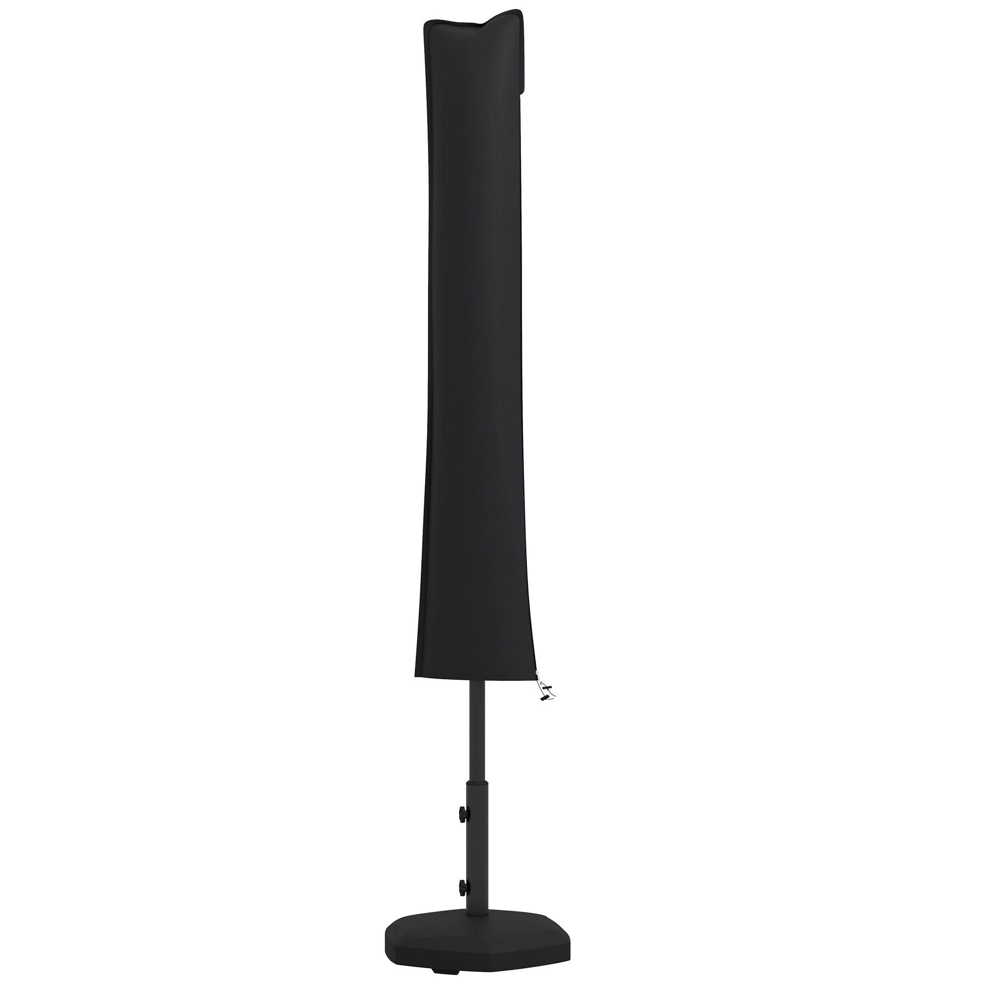 SUNVISTA Parasol Cover, Cantilever Umbrella Cover, Banana Umbrella Cover with Zipper for Outdoor Garden, Patio, Black - Life Essentials