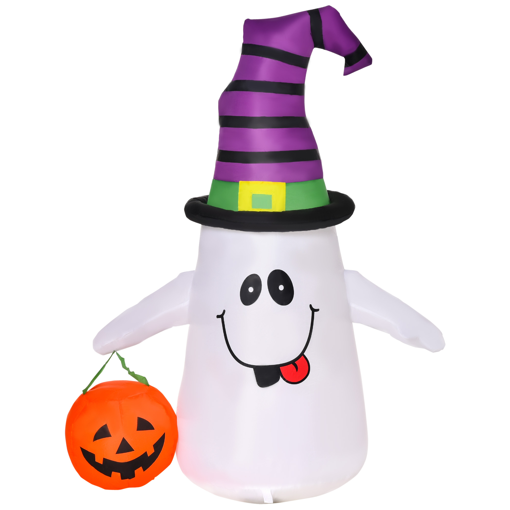 Yangon 1.2m LED Halloween Inflatable Witch Ghost Decoration - Mulit Colour - Life Essentials