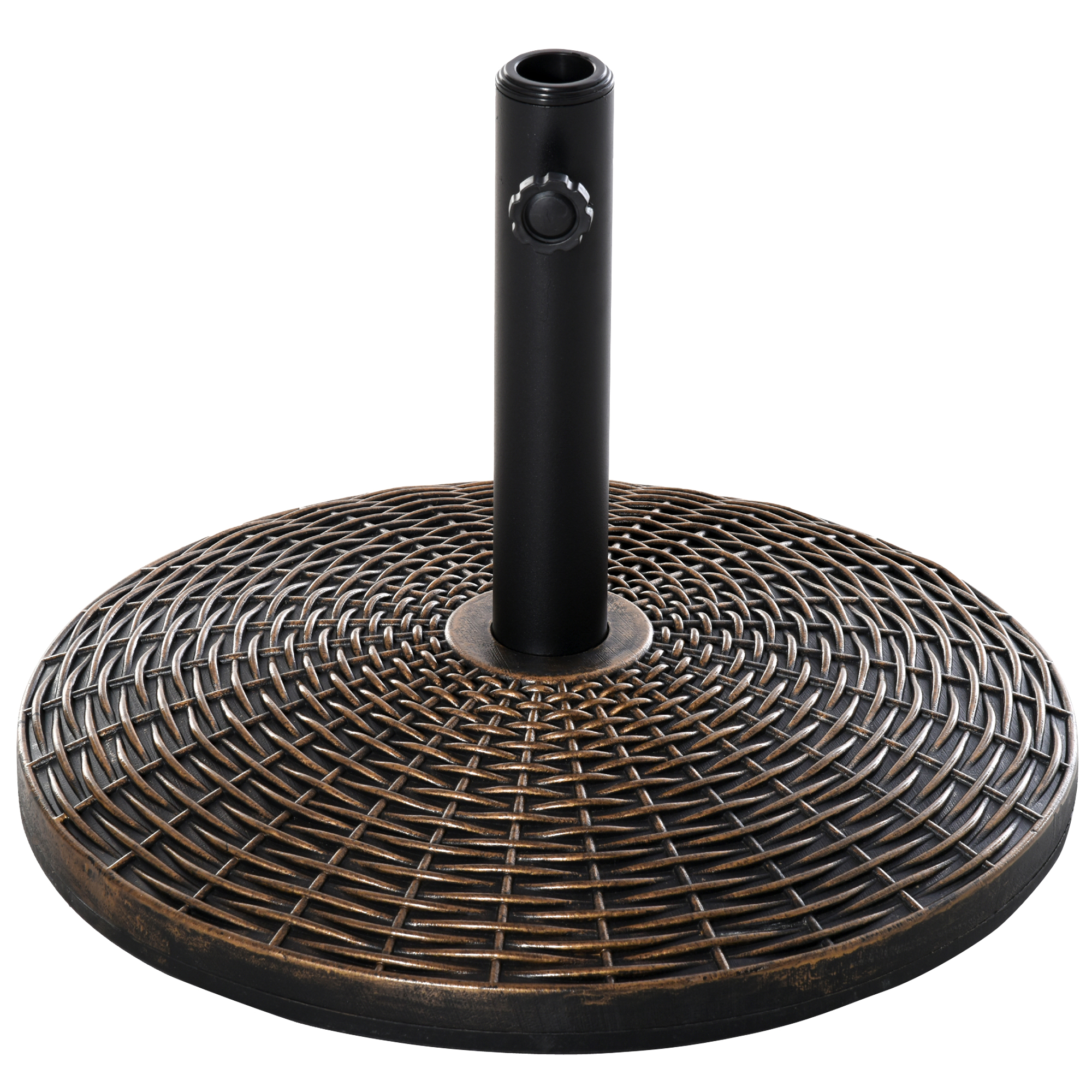 Patio Weighted Umbrella Base Parasol Holder Outdoor Stand 25kg - Life Essentials