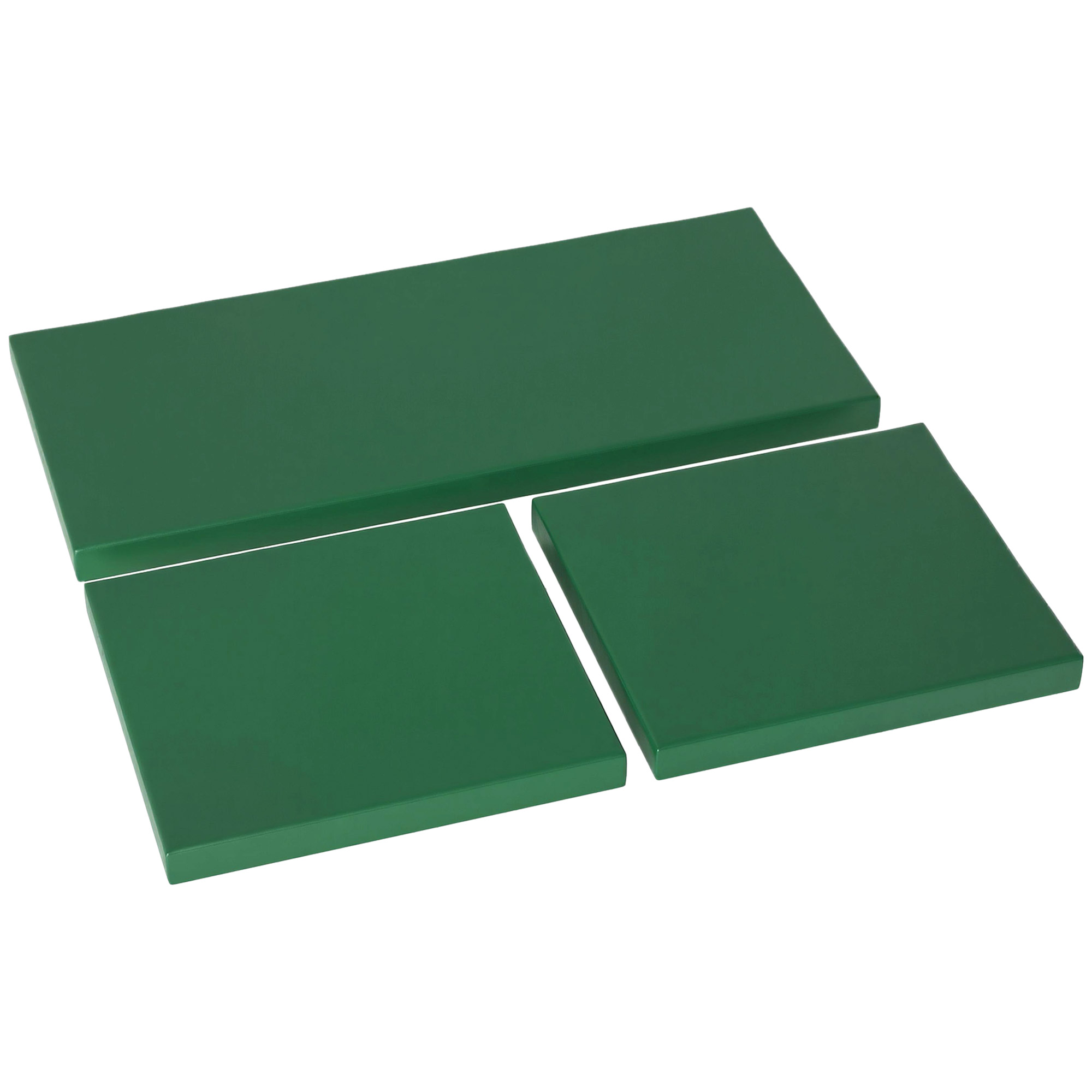 SUNVISTA Outdoor Seat Cushion Pads for Rattan Furniture, 3 PCs Garden Furniture Cushions, Green - Life Essentials
