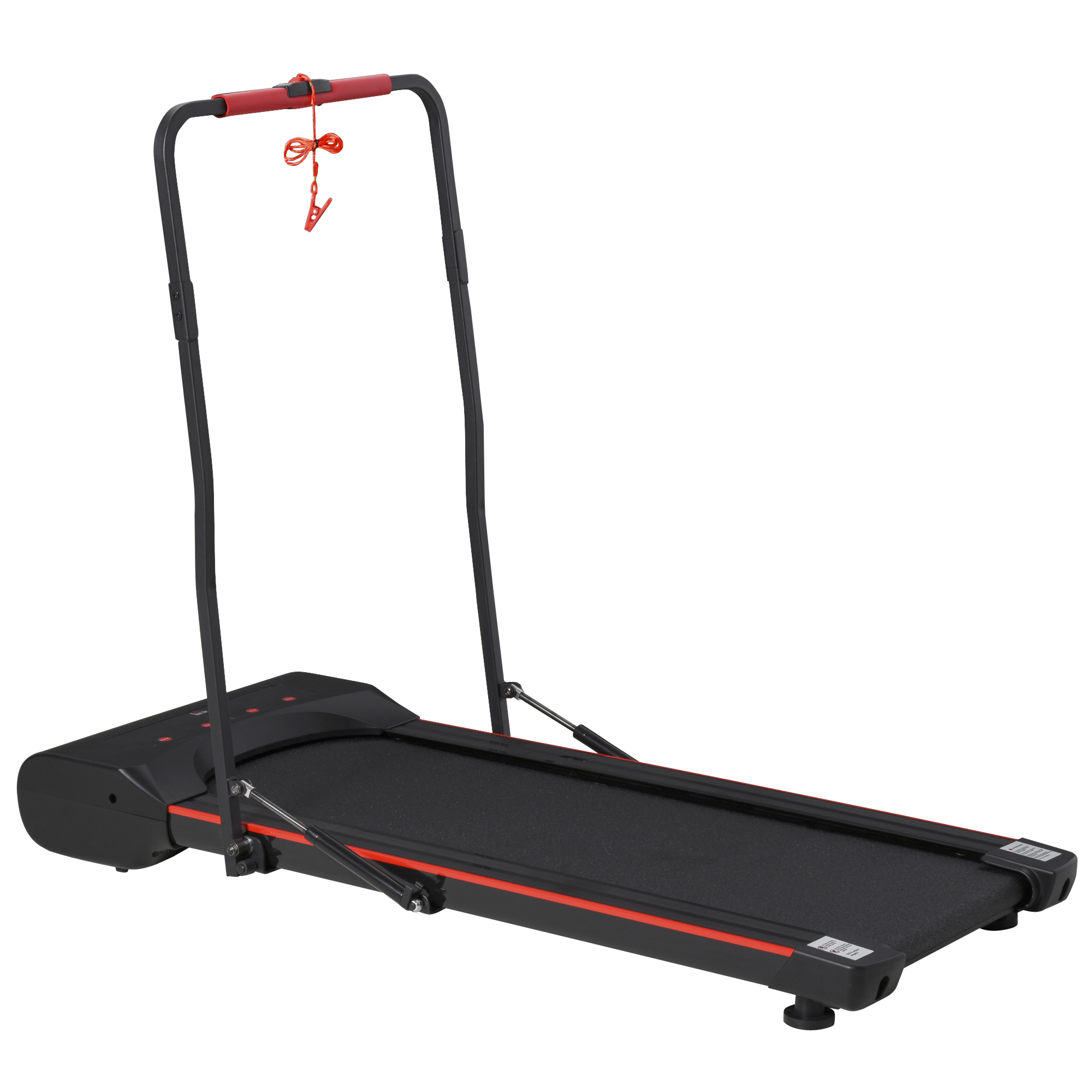 Foldable Walking Machine Treadmill 1-6km/h with LED Display & Remote Control Exercise Fitness for Home Office - Life Essentials
