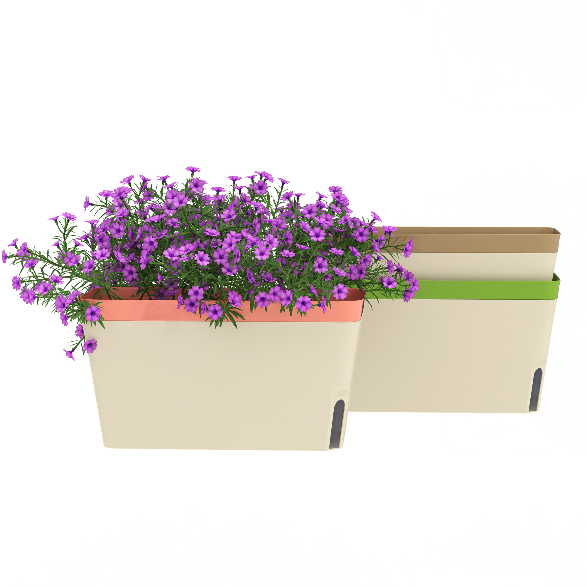 SUNVISTA Set of 3 Self Watering Plant Pots Outdoor - Life Essentials