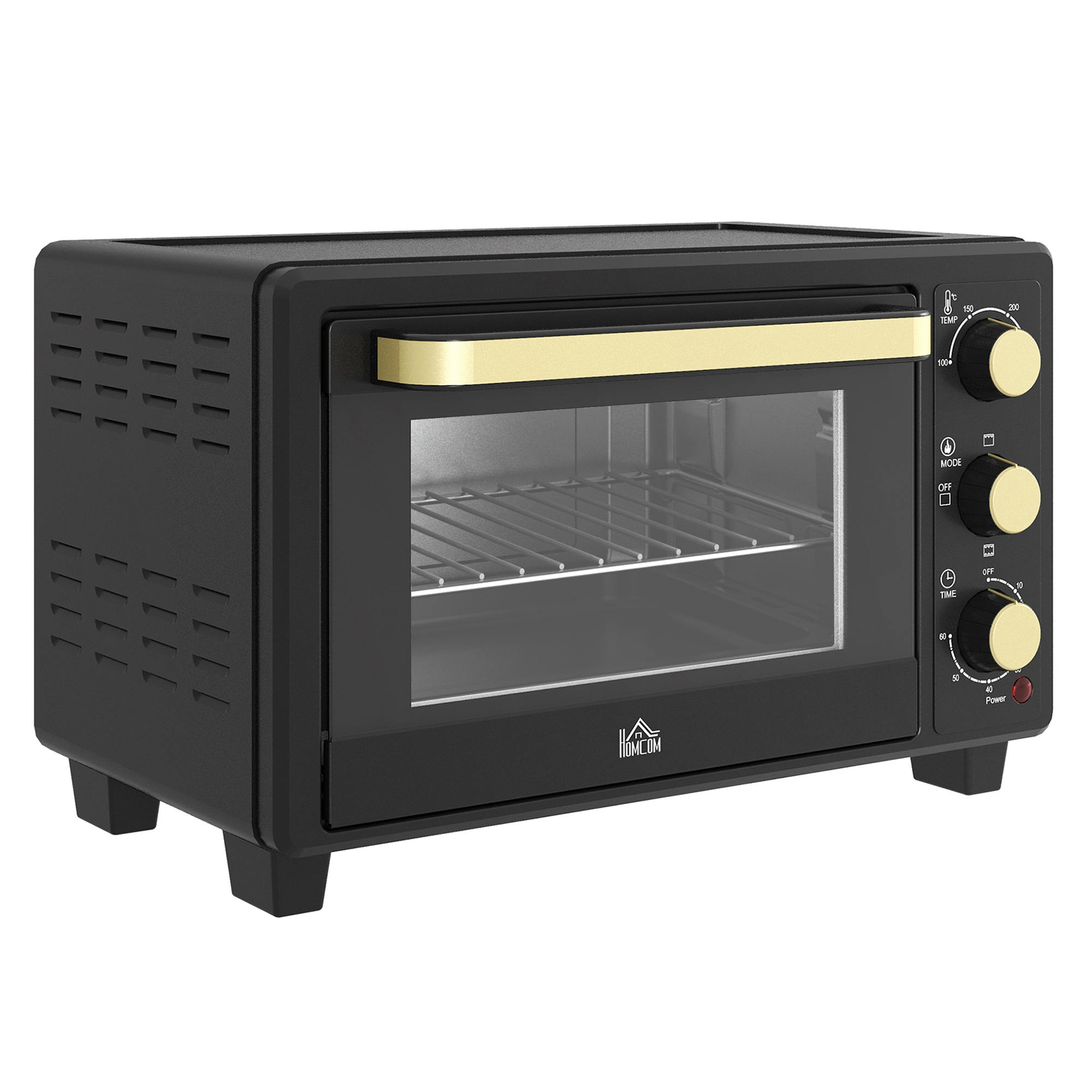 Scott 16L Countertop Electric Grill Toaster Oven with Timer - Silver - Life Essentials