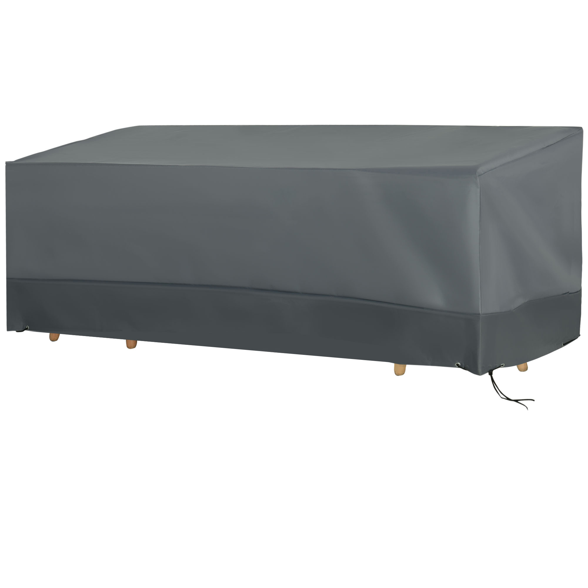 Rectangular Patio Furniture Cover for 3 Seater Sofa Bistro Set, Water UV Resistant Protection 600D Oxford Fabric Cover, 190 x 72 x 76cm - Life 